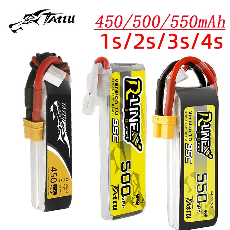 Rc Helicopter Parts - 3 sztuk nowy TATTU 450/500/550mAh 75/95C