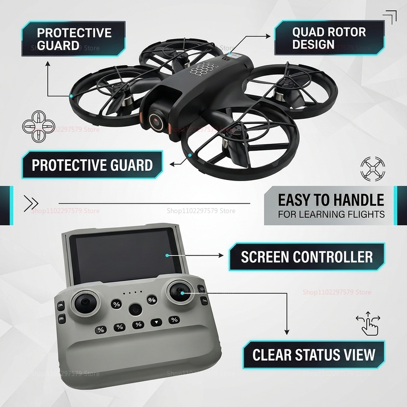 Nowy Mini Dron M5 2026 z Kamer – Rc Helicopter Charger recenzja i cena