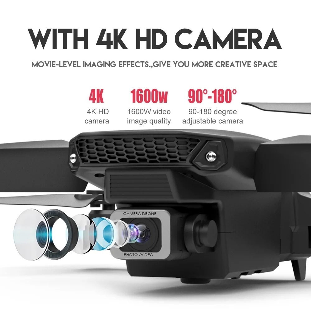 Dron RC Nowy E88Pro 4K Profesj – Rc Helicopter Electric recenzja i cena